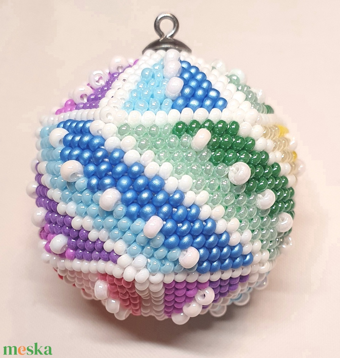 gömb karácsonyi dísz - karácsony - karácsonyi lakásdekoráció - karácsonyi manók, figurák - Meska.hu