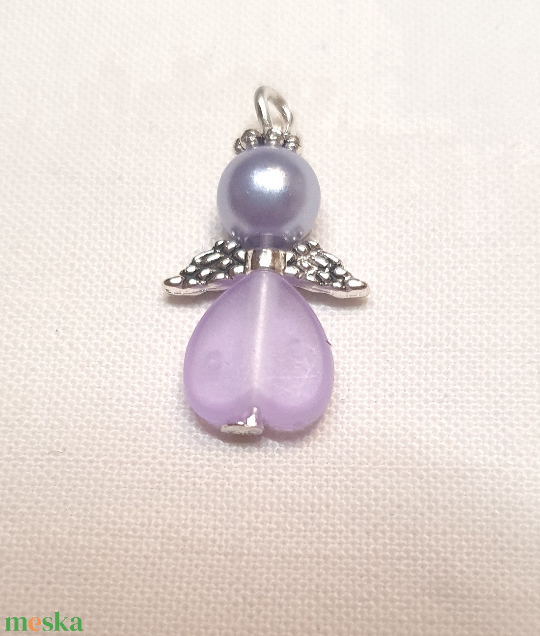 Gyöngy angyalkák - táska & tok - kulcstartó & táskadísz - kulcstartó - Meska.hu