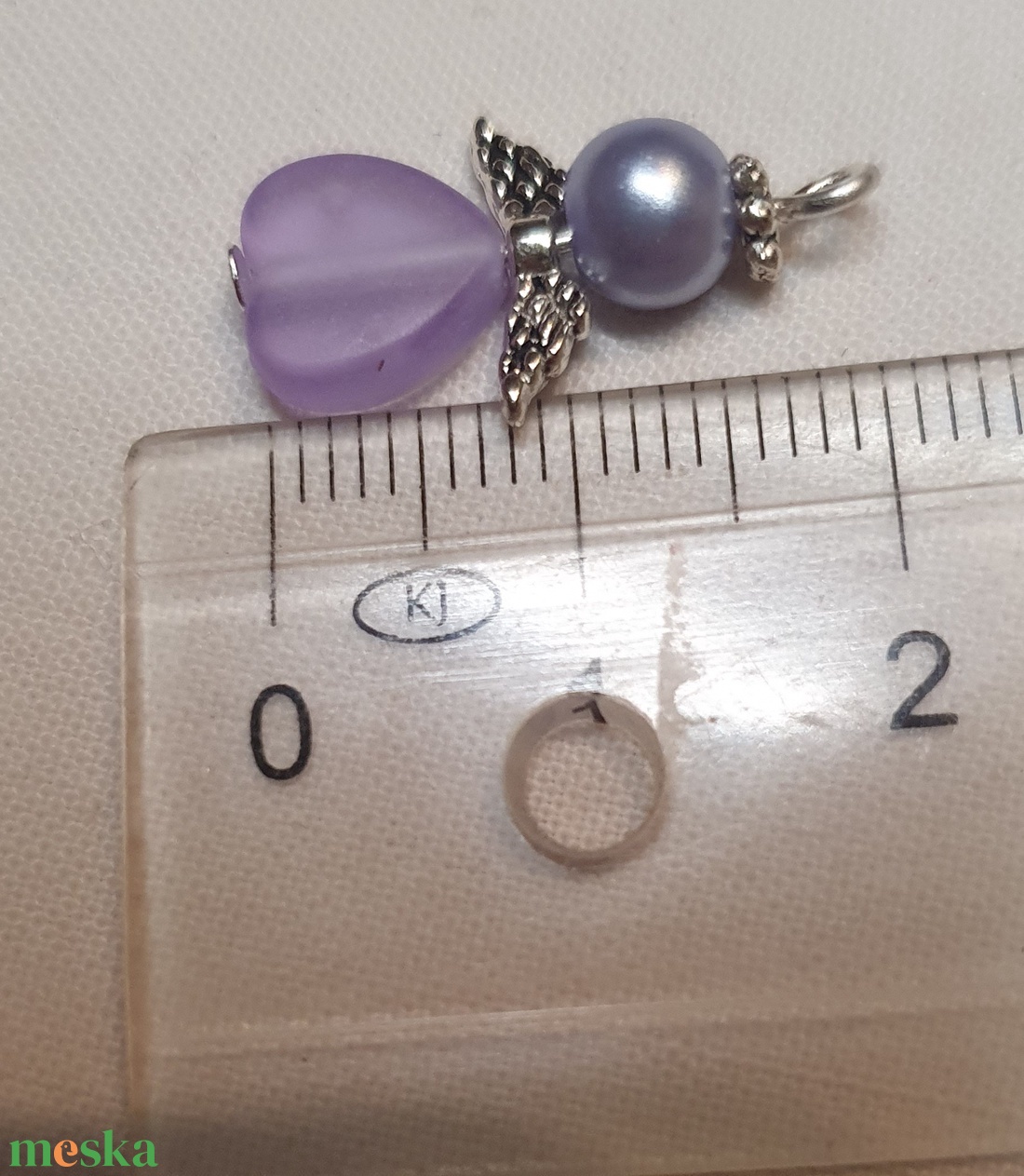 Gyöngy angyalkák - táska & tok - kulcstartó & táskadísz - kulcstartó - Meska.hu