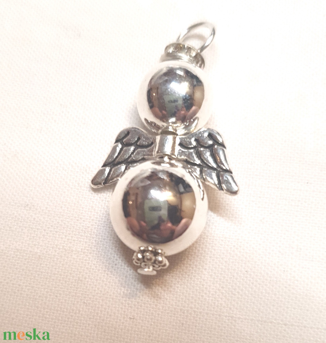 Csillogó angyalka - táska & tok - kulcstartó & táskadísz - kulcstartó - Meska.hu