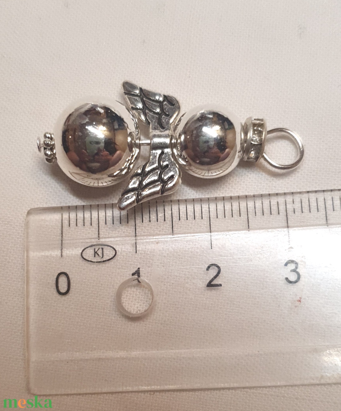 Csillogó angyalka - táska & tok - kulcstartó & táskadísz - kulcstartó - Meska.hu