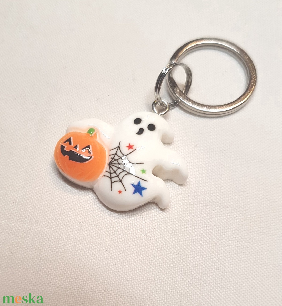 Szellem kulcstartó - táska & tok - kulcstartó & táskadísz - kulcstartó - Meska.hu