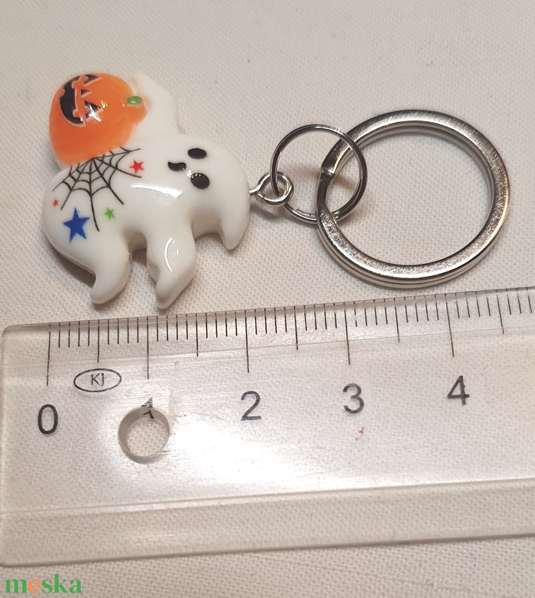 Szellem kulcstartó - táska & tok - kulcstartó & táskadísz - kulcstartó - Meska.hu