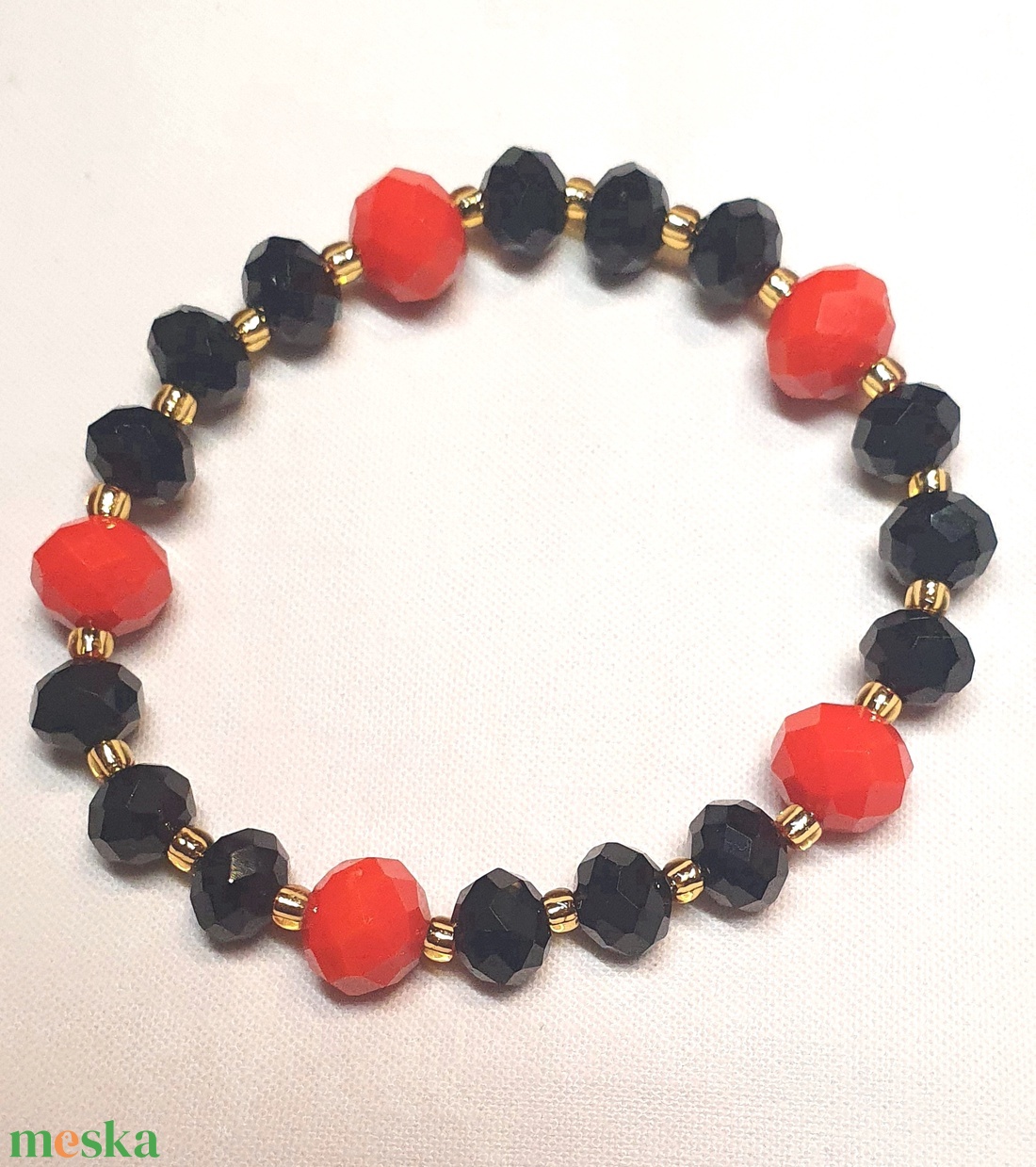 Fánk karkötő - ékszer - karkötő - gyöngyös karkötő - Meska.hu