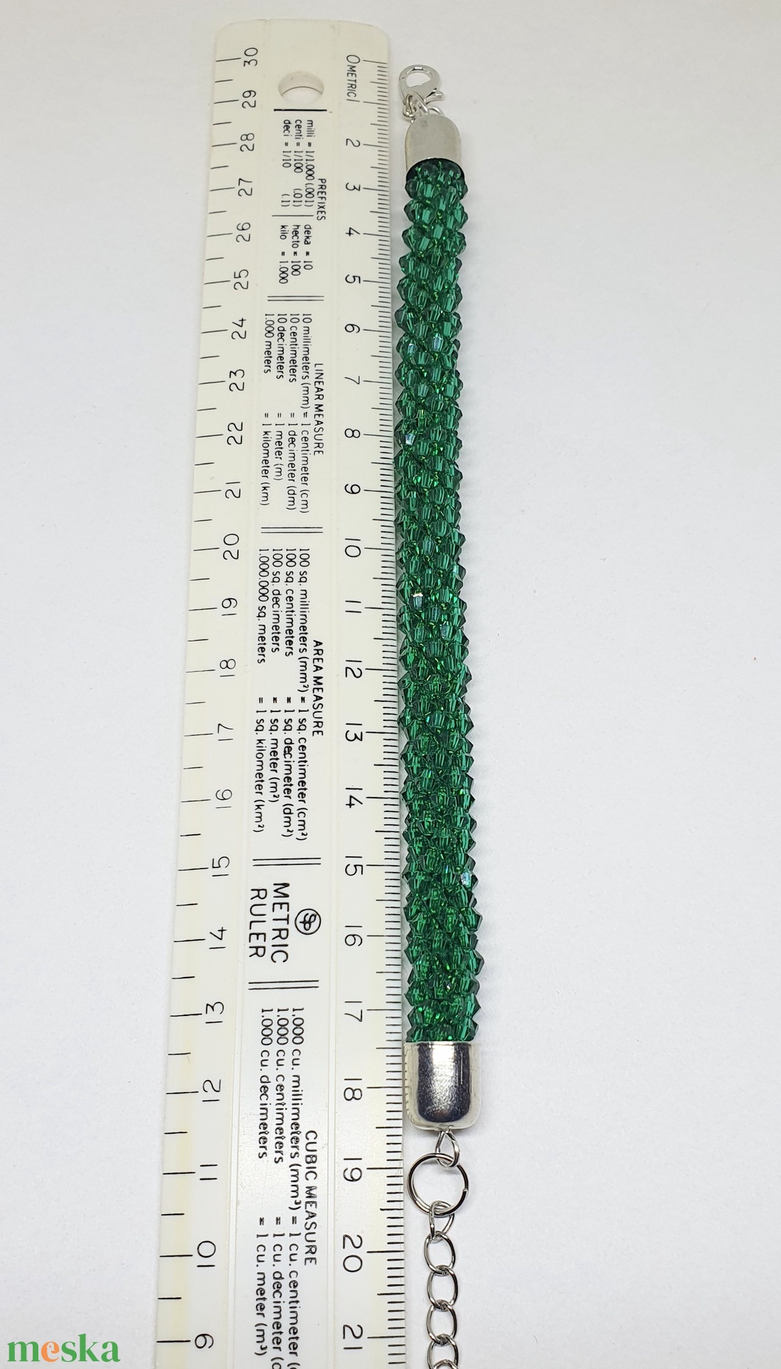 Zöld karkötő - ékszer - karkötő - gyöngyös karkötő - Meska.hu