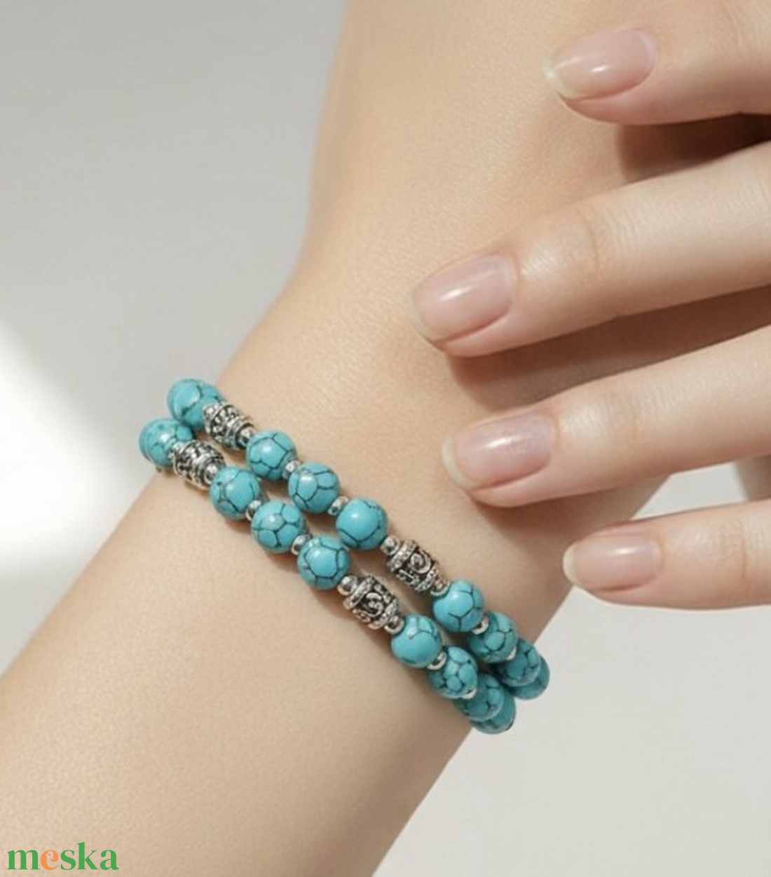 Howlit karkötő - ékszer - karkötő - gyöngyös karkötő - Meska.hu