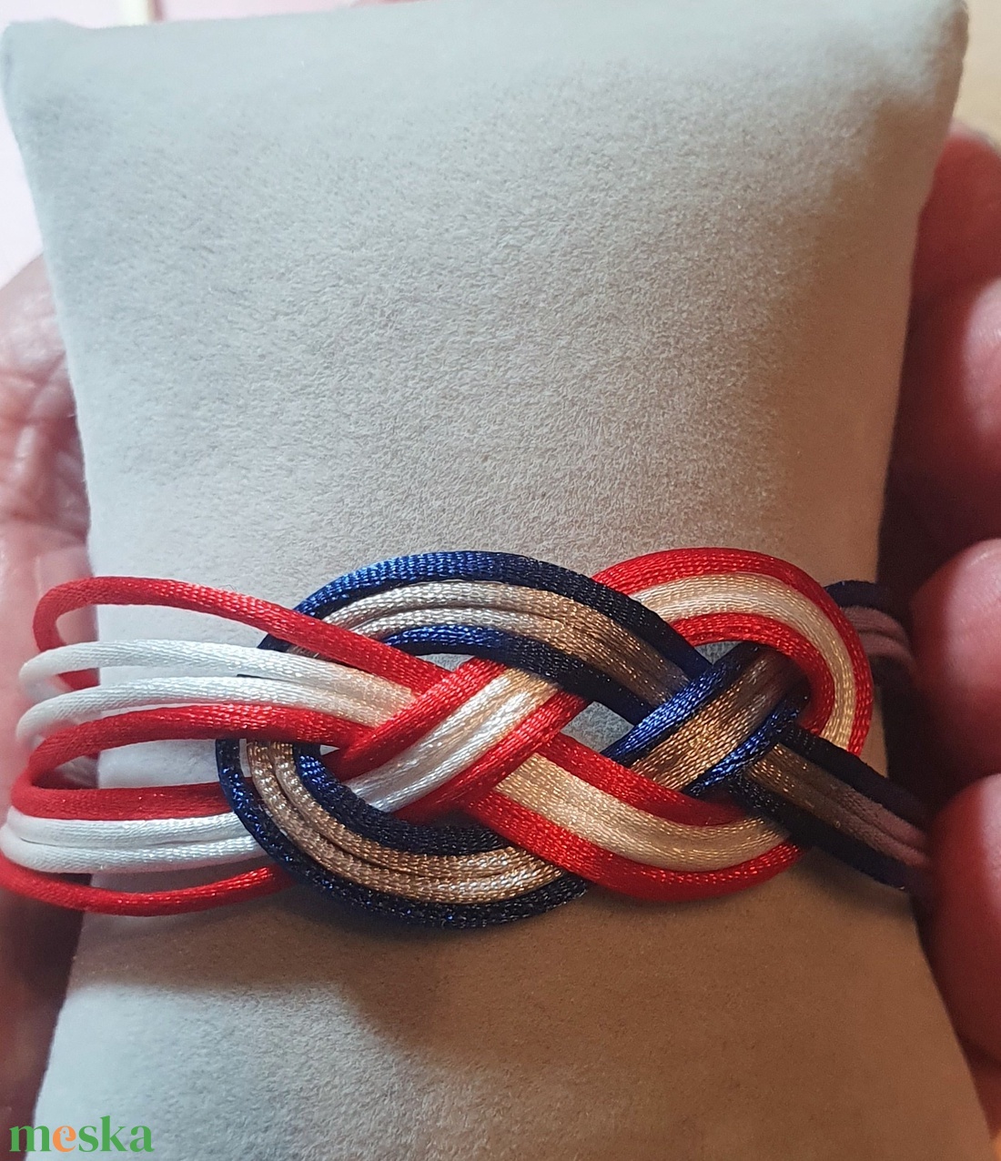 Kelta csomó - karkötő - ékszer - karkötő - fonott karkötő - Meska.hu