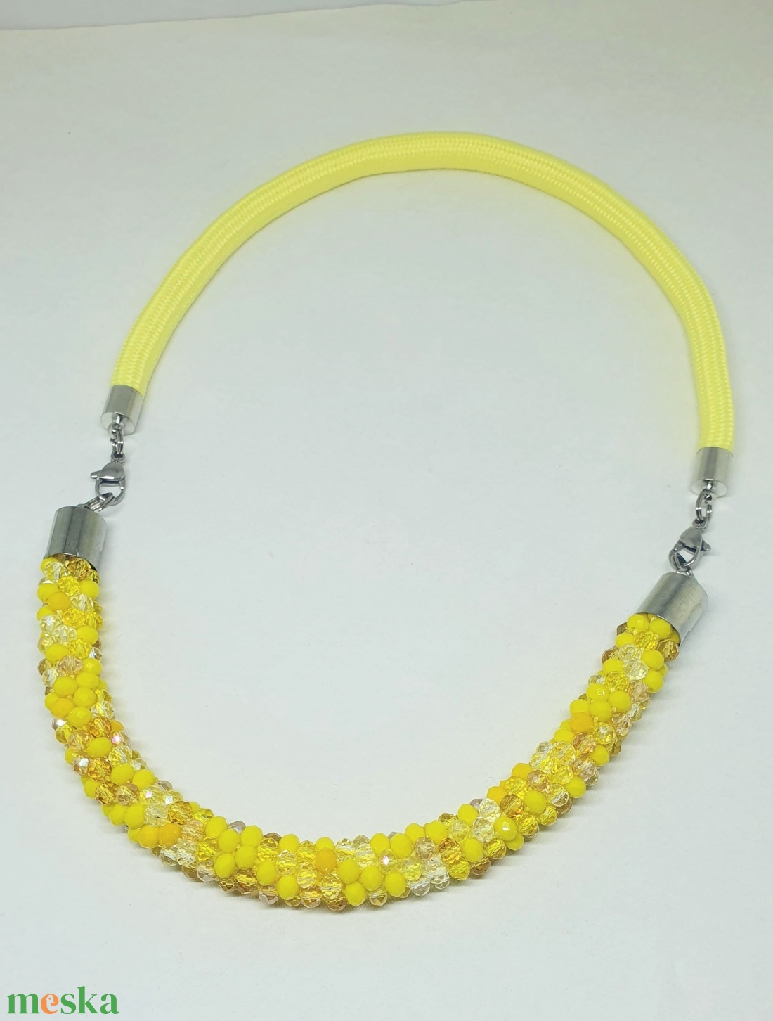 Sárga álom - ékszer - nyaklánc - medál nélküli nyaklánc - Meska.hu