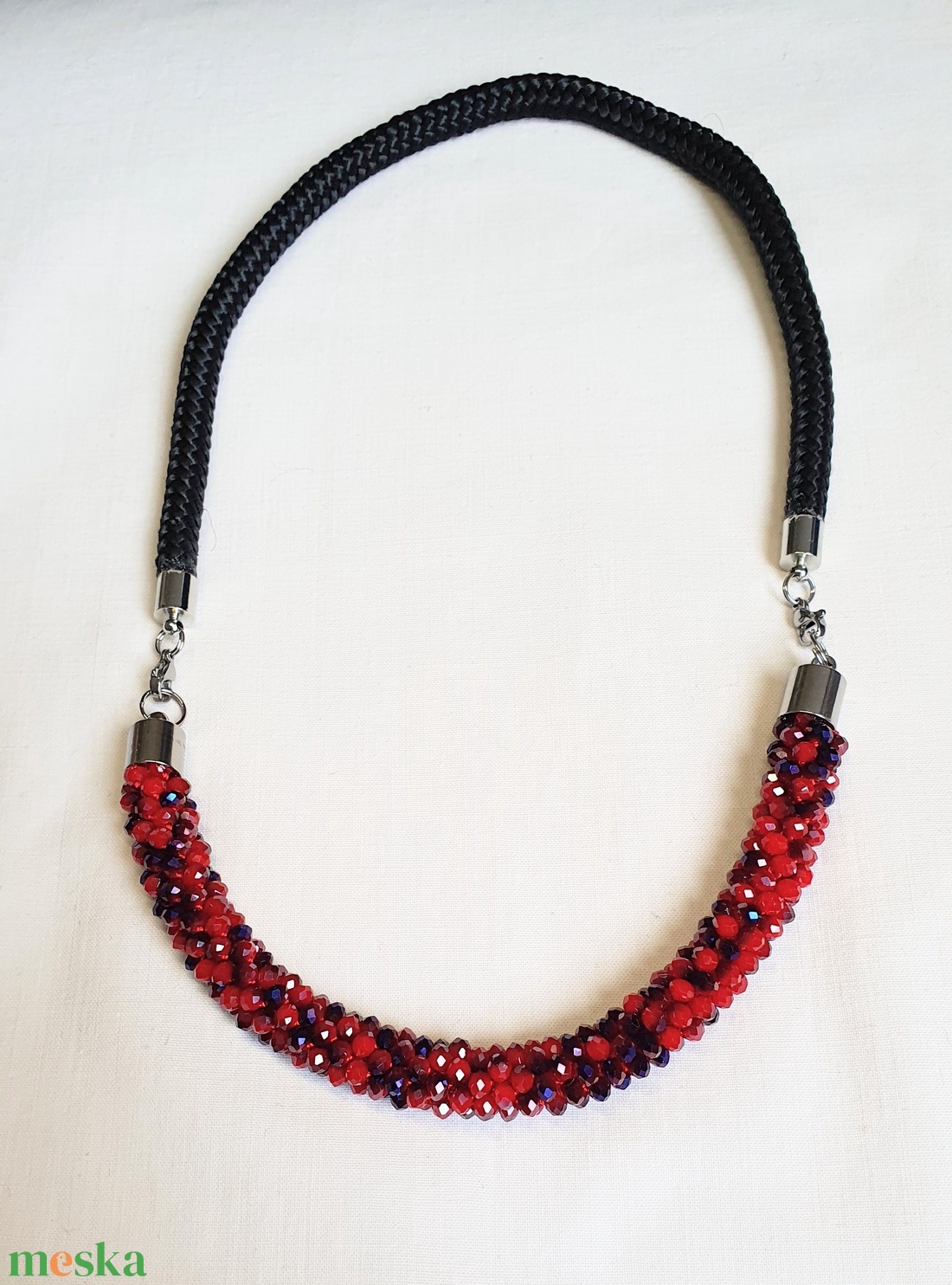 Bordó álom - ékszer - nyaklánc - medál nélküli nyaklánc - Meska.hu