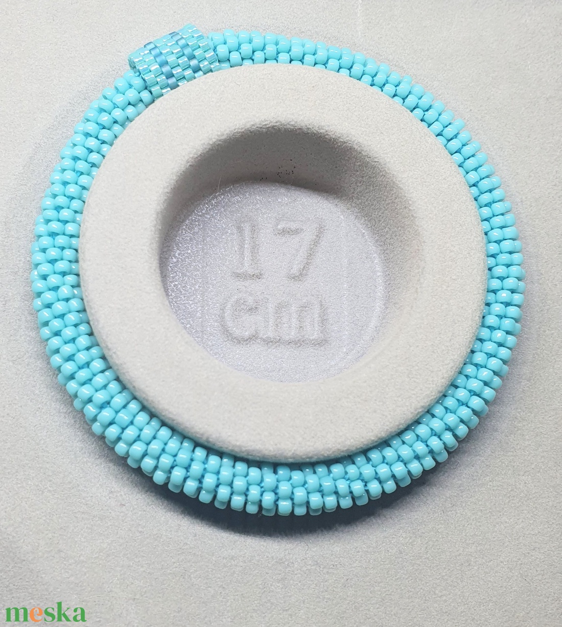 Türkíz karkötő - ékszer - karkötő - gyöngyös karkötő - Meska.hu