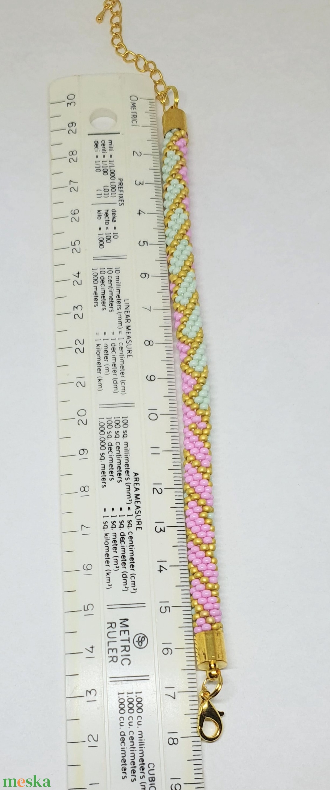 Gyöngyhorgolt karkötő - ékszer - karkötő - gyöngyös karkötő - Meska.hu