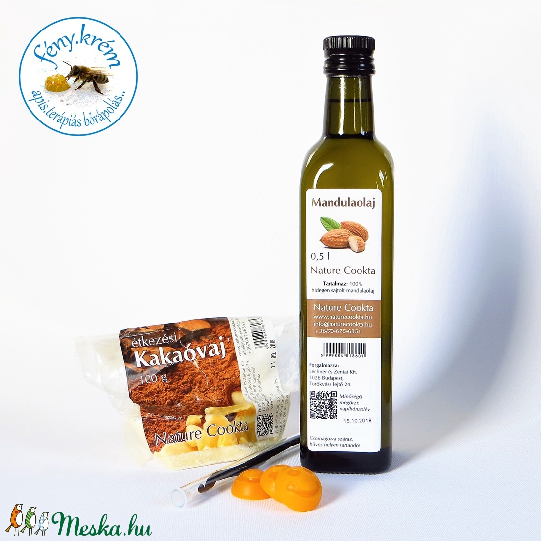 apis.terápiás bőrápoló � tápláló arc- és kézkrém � méhviasszal és kakaóvajjal � termelői � megújult -  - Meska.hu