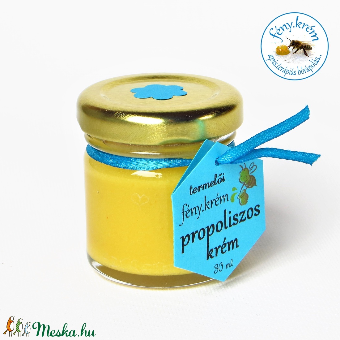 propoliszos krém  termelői  apis.terápiás bőrápolás  méhviasszal és shea vajjal  MEGÚJULT recept -  - Meska.hu