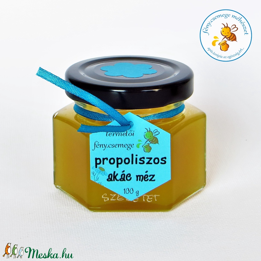 propoliszos akác méz 100 g -  - Meska.hu