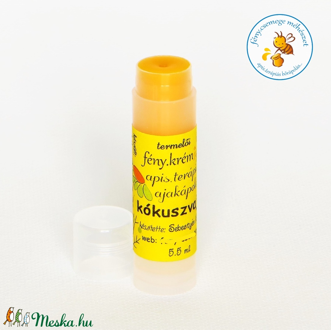 kókuszvajas apis.terápiás ajakápoló  termelői -  - Meska.hu