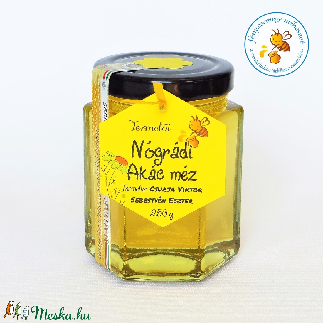 nógrádi akác méz -  - Meska.hu