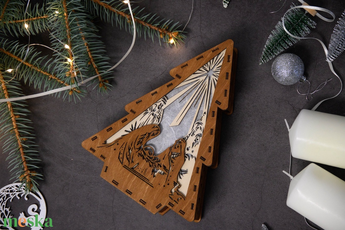 Betlehem mécsestartó - otthon & életmód - gyertya, illat, aroma - mécses és mécsestartó - Meska.hu