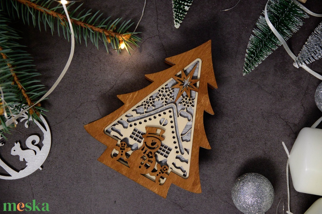 Hóemberes mécsestartó - otthon & életmód - gyertya, illat, aroma - mécses és mécsestartó - Meska.hu