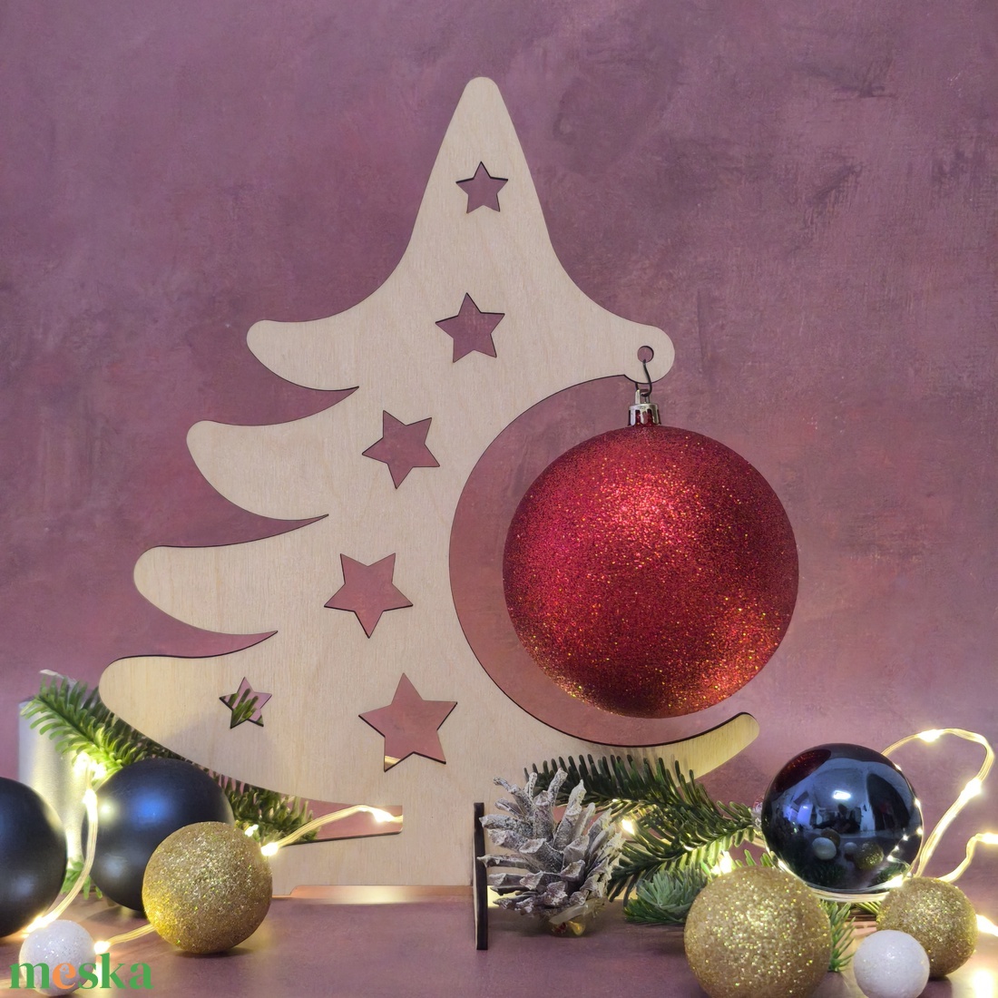 Karácsonyfa - karácsony - karácsonyi lakásdekoráció - karácsonyfa, grincsfa - Meska.hu