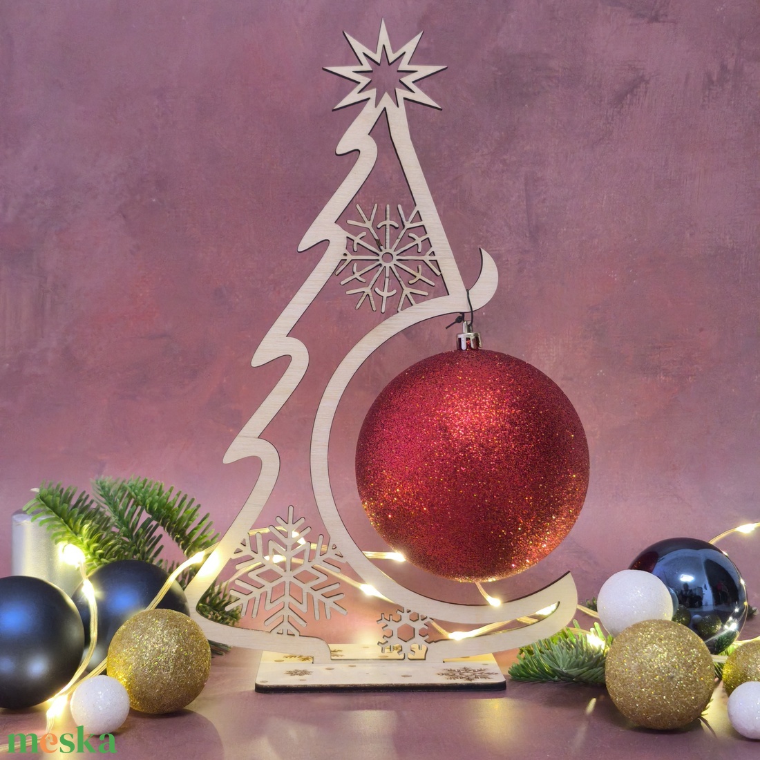 Karácsonyfa - karácsony - karácsonyi lakásdekoráció - karácsonyfa, grincsfa - Meska.hu