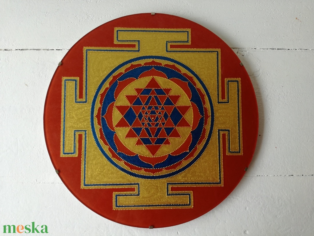 Sri Yantra - otthon & életmód - dekoráció - kép & falikép - Meska.hu Sri Yantra - otthon & életmód - dekoráció - kép & falikép - Meska.hu