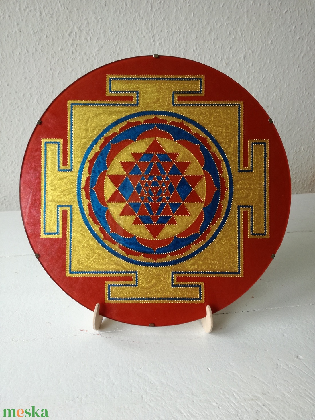 Sri Yantra - otthon & életmód - dekoráció - kép & falikép - Meska.hu Sri Yantra - otthon & életmód - dekoráció - kép & falikép - Meska.hu