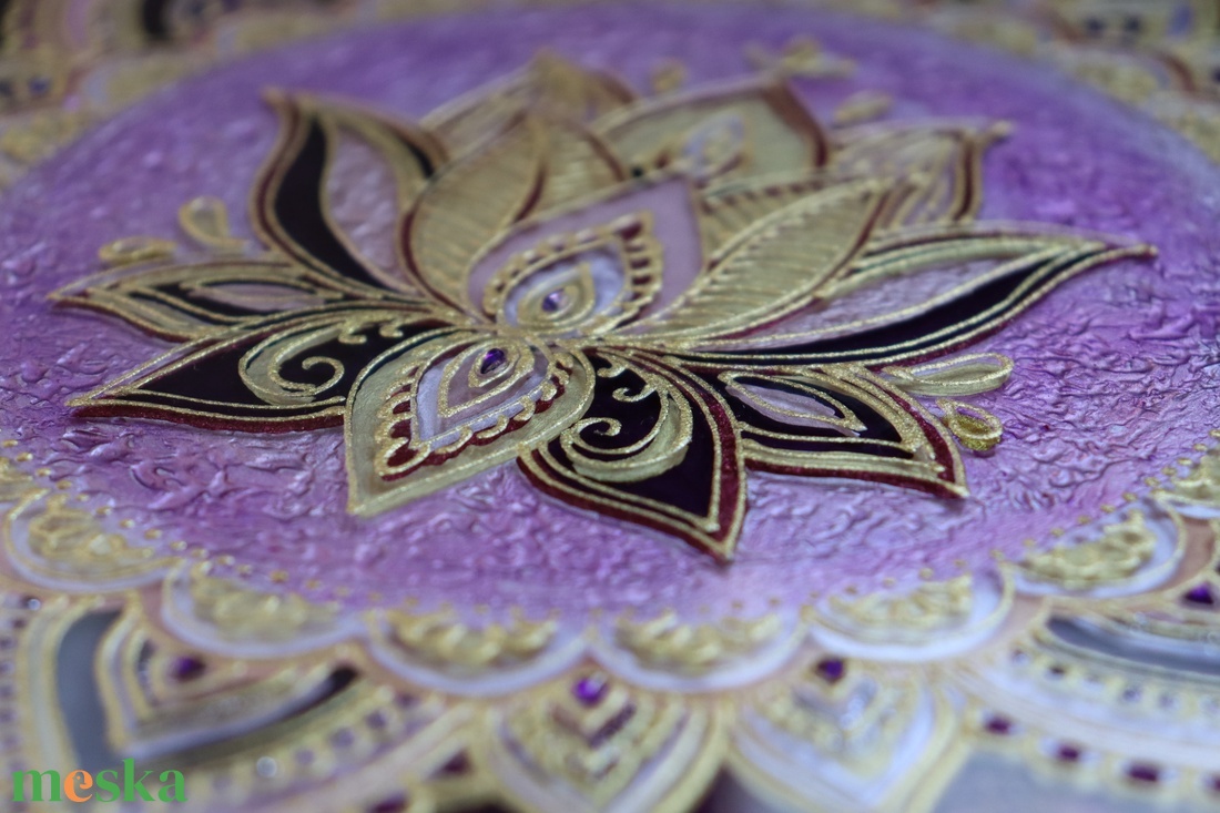 Lótusz mandala - otthon & életmód - dekoráció - spiritualitás - mandala - Meska.hu