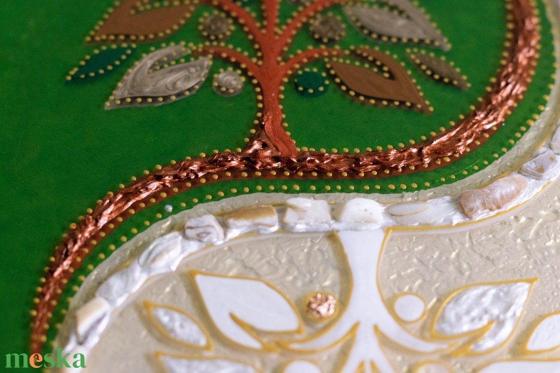 Életfa mandala - otthon & életmód - dekoráció - spiritualitás - mandala - Meska.hu