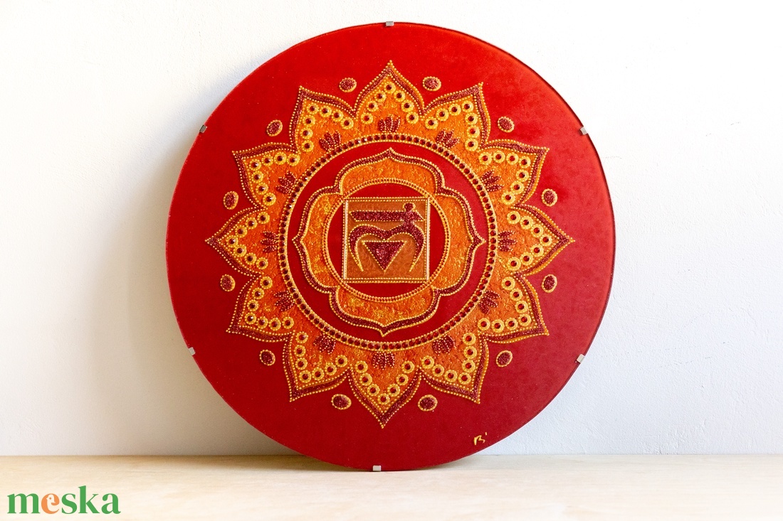 Muladhara - gyökércsakra mandala - otthon & életmód - dekoráció - spiritualitás - mandala - Meska.hu