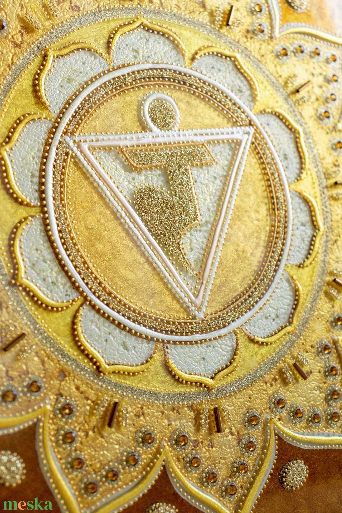 Manipura - napfonat csakra mandala - otthon & életmód - dekoráció - spiritualitás - mandala - Meska.hu