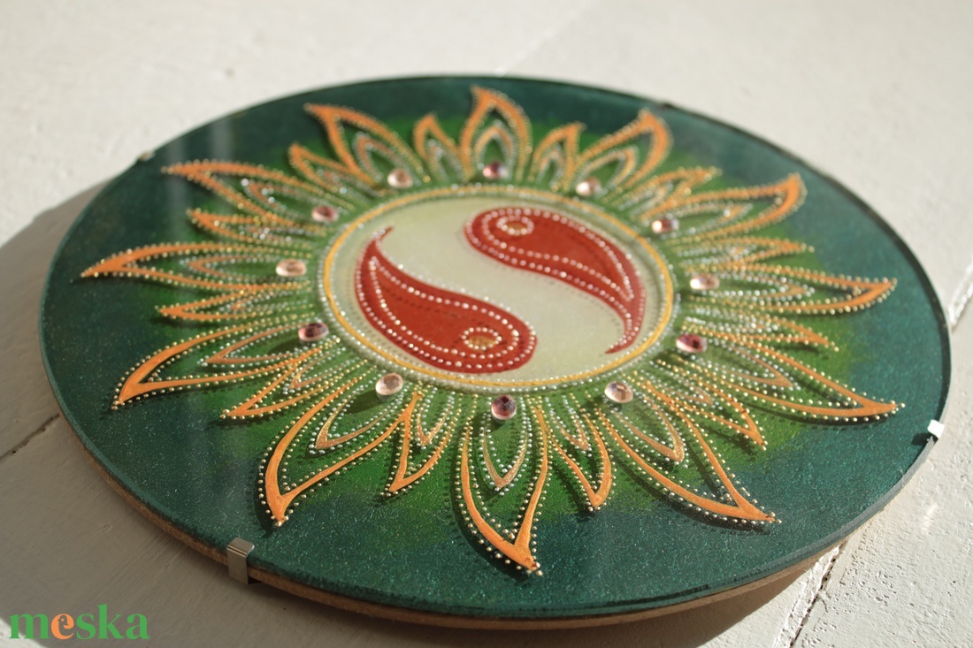 Testvéri szeretet mandala - otthon & életmód - dekoráció - spiritualitás - mandala - Meska.hu