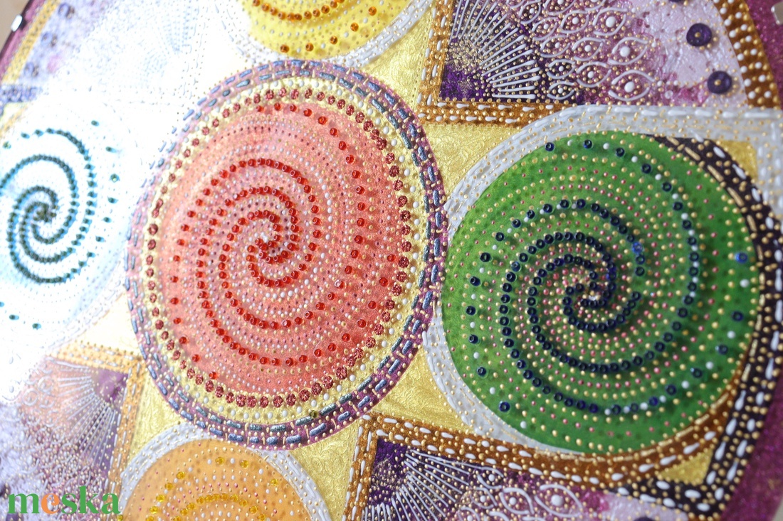 Örvény - otthon & életmód - dekoráció - spiritualitás - mandala - Meska.hu