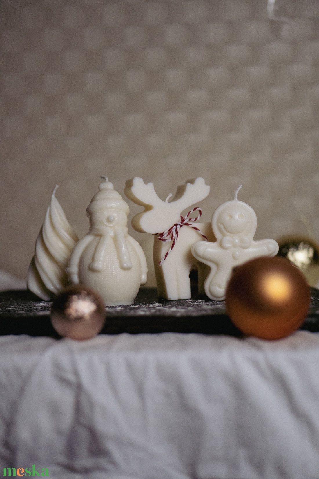 Karácsonyi formagyertya csomag - karácsony - karácsonyi lakásdekoráció - karácsonyi illatgyertya, mécses - Meska.hu