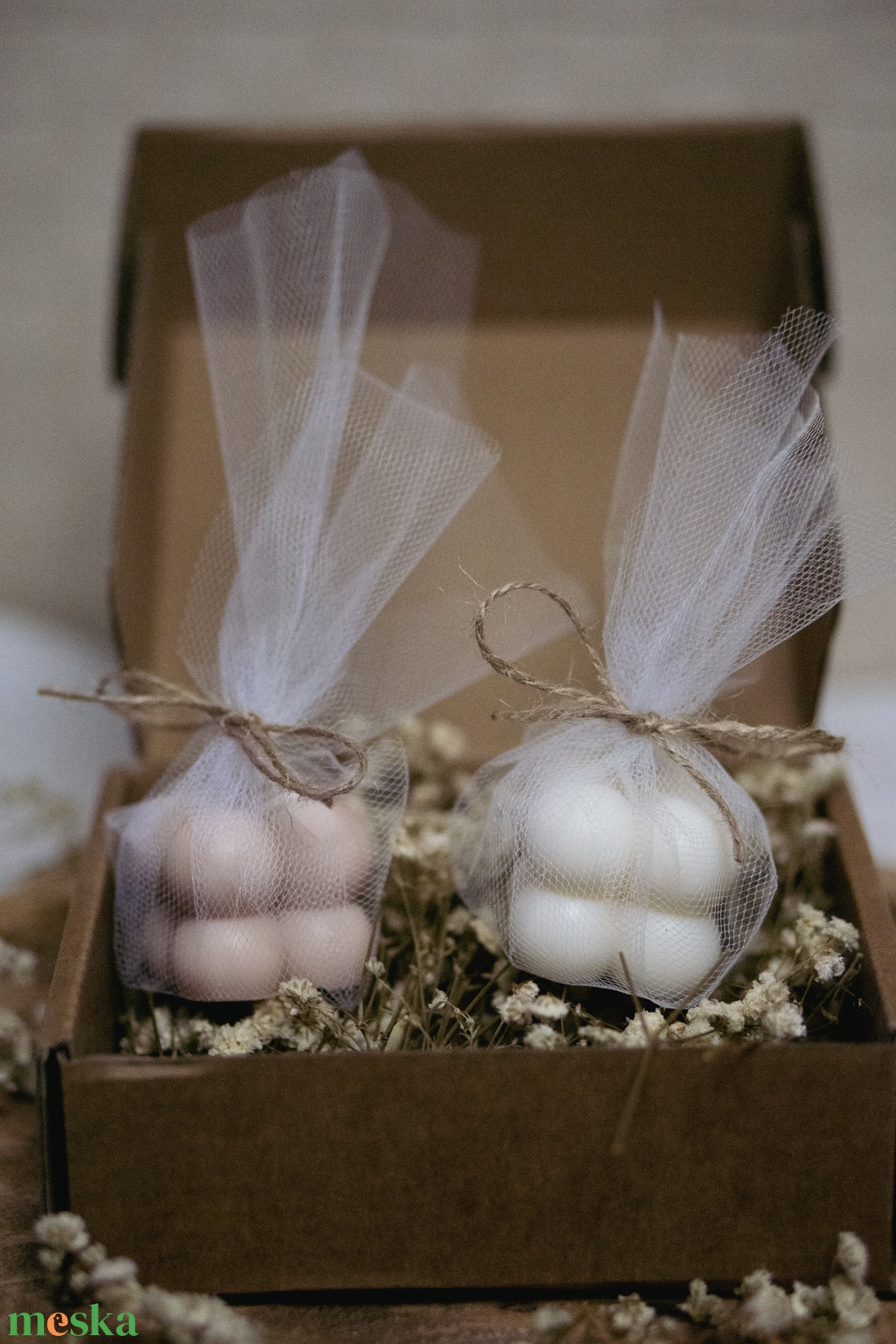 Buborék szójagyertya - esküvő - emlék & ajándék - köszönőajándék - Meska.hu