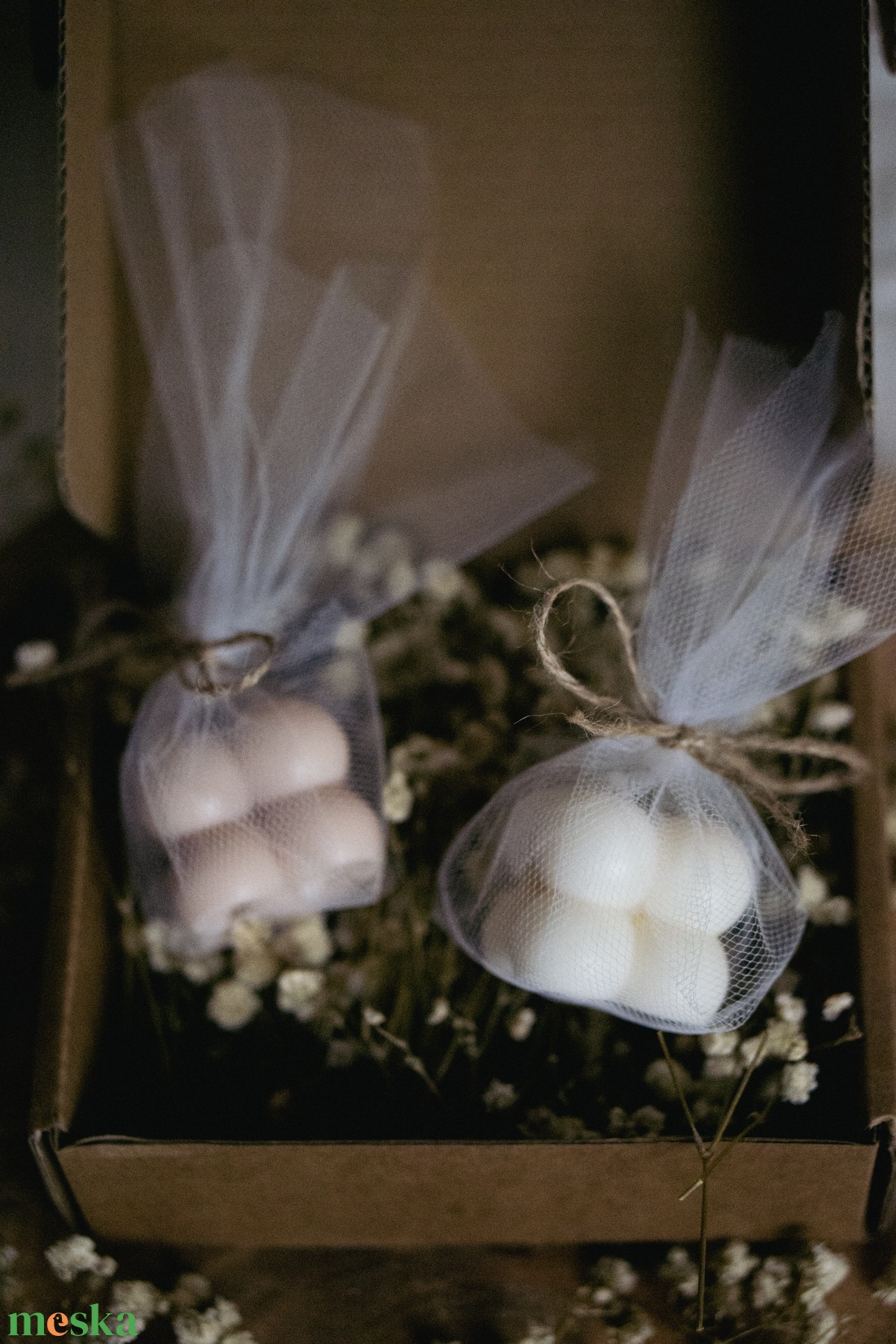 Buborék szójagyertya - esküvő - emlék & ajándék - köszönőajándék - Meska.hu