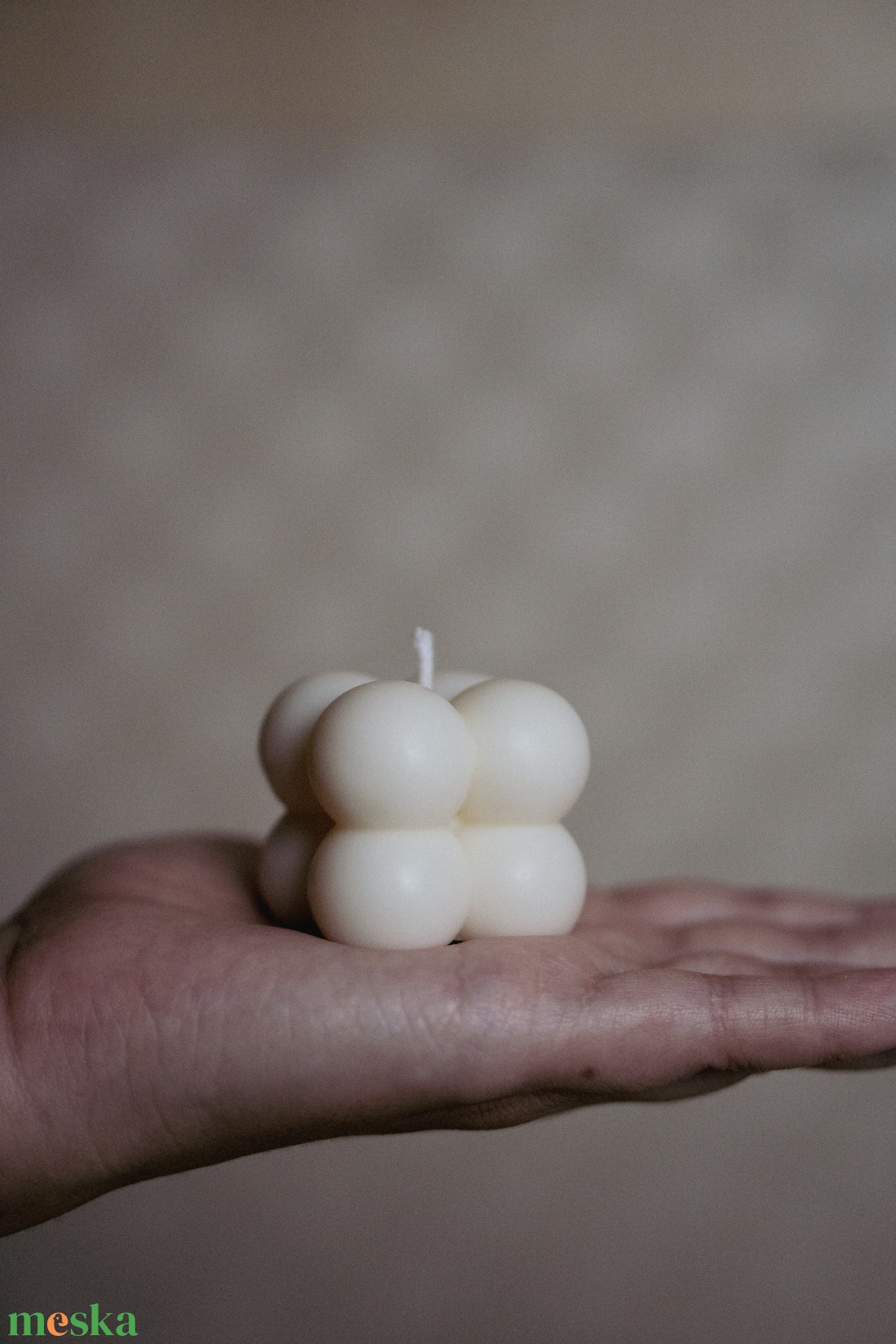 Buborék szójagyertya - esküvő - emlék & ajándék - köszönőajándék - Meska.hu