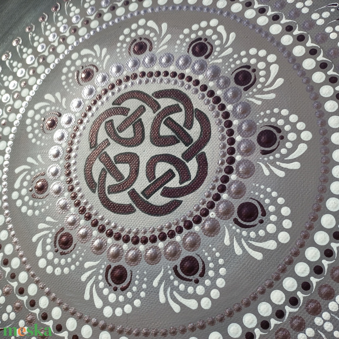 Pontozott mandala - kelta csomó - otthon & életmód - dekoráció - spiritualitás - mandala - Meska.hu