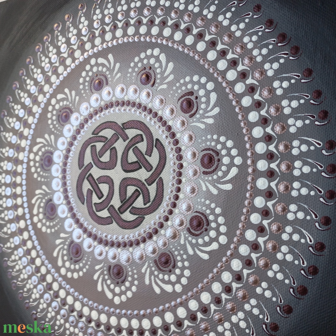 Pontozott mandala - kelta csomó - otthon & életmód - dekoráció - spiritualitás - mandala - Meska.hu