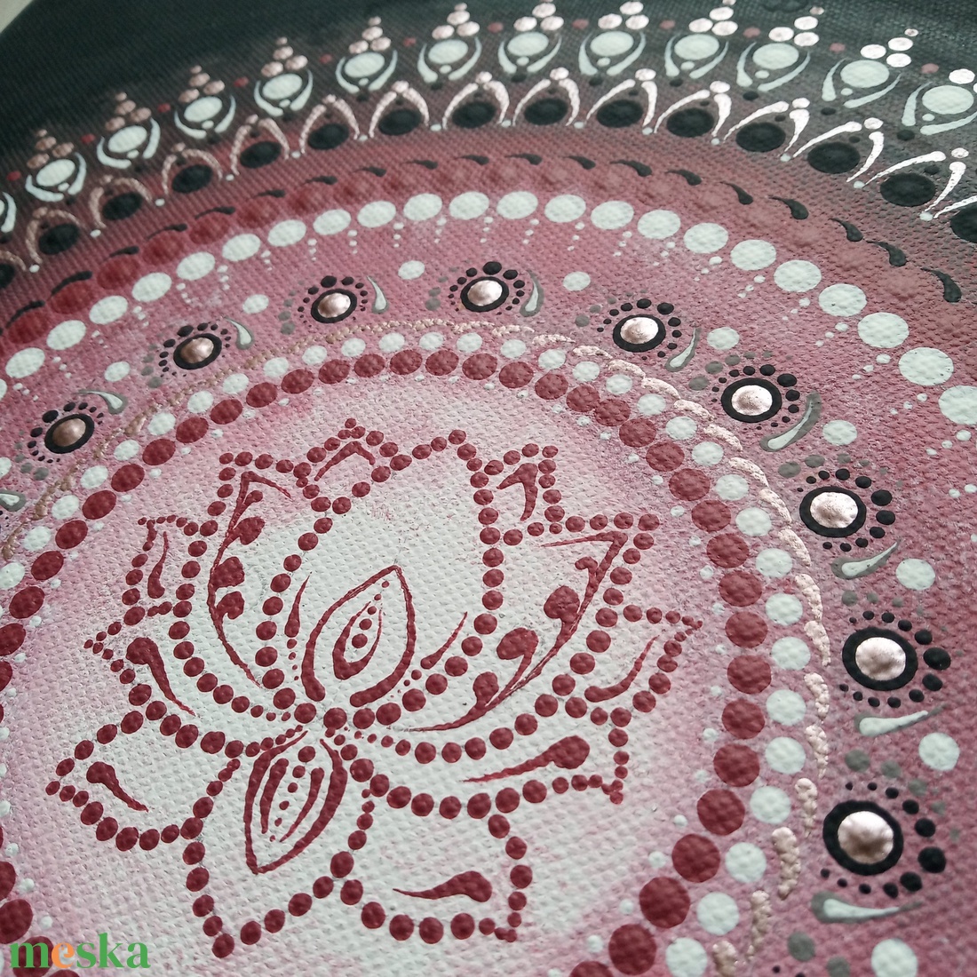 Pontozott mandala- rózsaszín lótusz - otthon & életmód - dekoráció - spiritualitás - mandala - Meska.hu Pontozott mandala- rózsaszín lótusz - otthon & életmód - dekoráció - spiritualitás - mandala - Meska.hu
