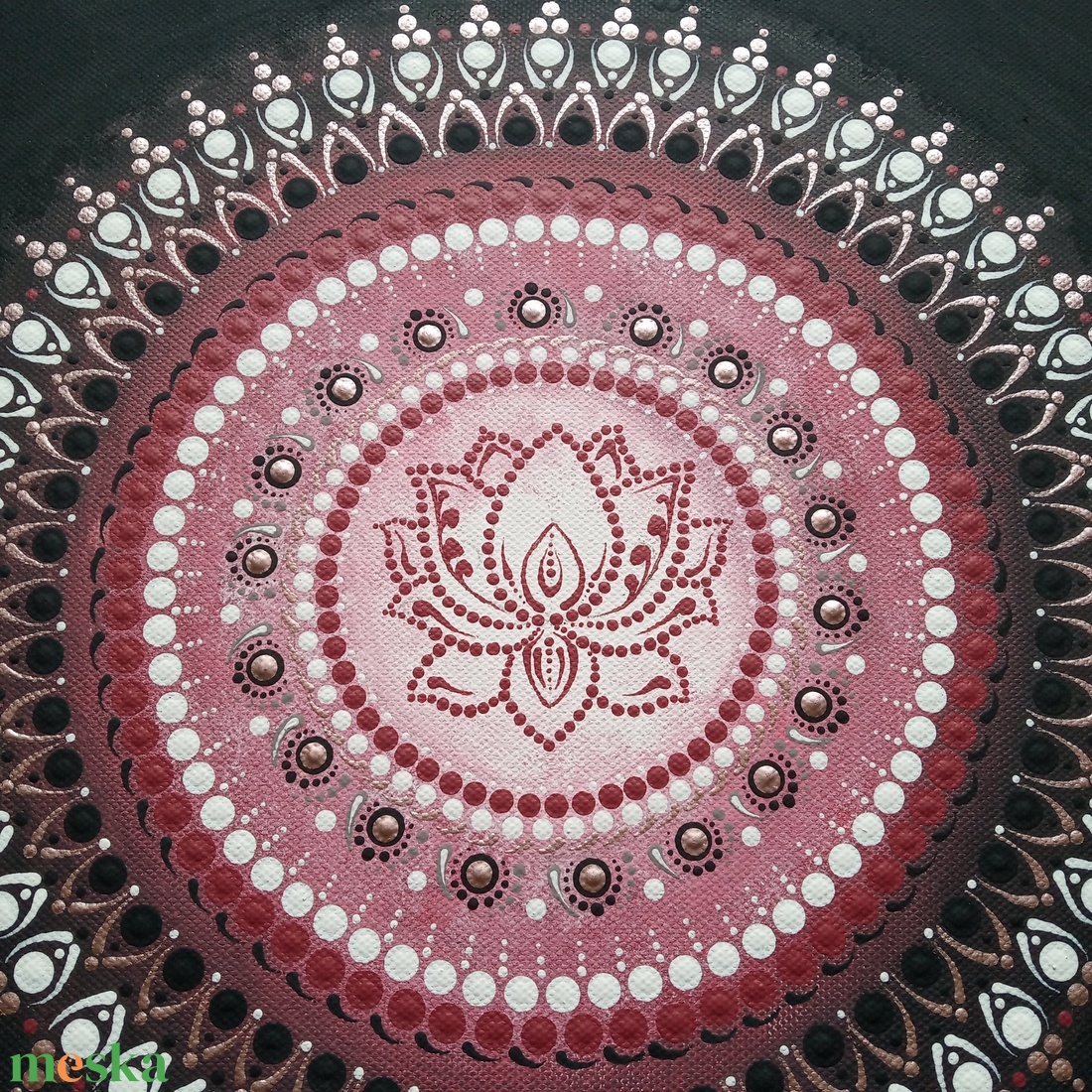 Pontozott mandala- rózsaszín lótusz - otthon & életmód - dekoráció - spiritualitás - mandala - Meska.hu Pontozott mandala- rózsaszín lótusz - otthon & életmód - dekoráció - spiritualitás - mandala - Meska.hu