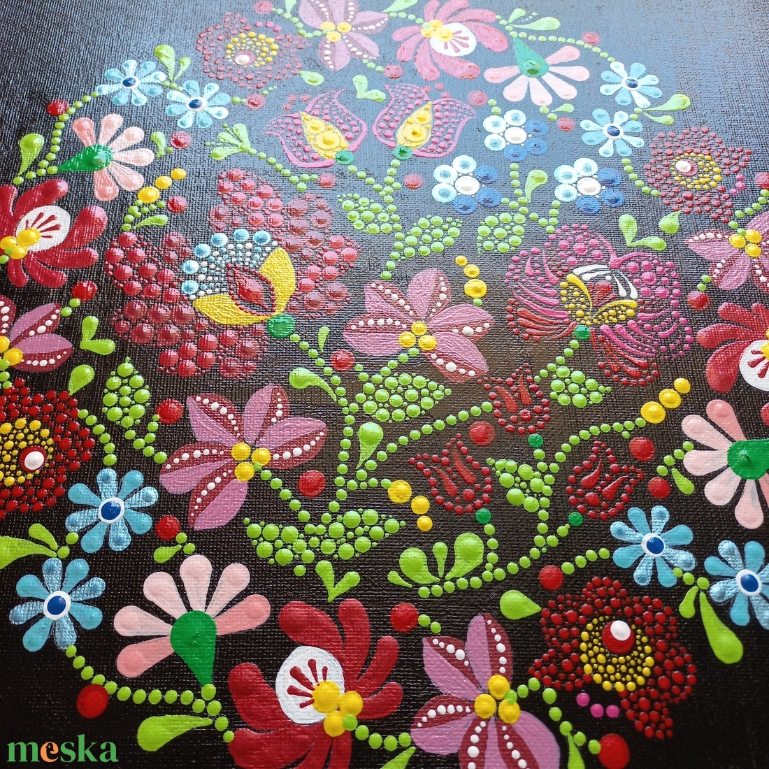 Pontozott mandala - magyaros minta - otthon & életmód - dekoráció - spiritualitás - mandala - Meska.hu Pontozott mandala - magyaros minta - otthon & életmód - dekoráció - spiritualitás - mandala - Meska.hu
