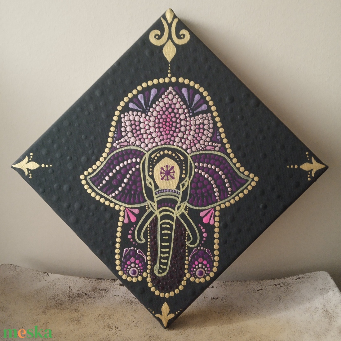 Pontozott mandala - Hamsa kéz - otthon & életmód - dekoráció - kép & falikép - vászonkép - Meska.hu Pontozott mandala - Hamsa kéz - otthon & életmód - dekoráció - kép & falikép - vászonkép - Meska.hu