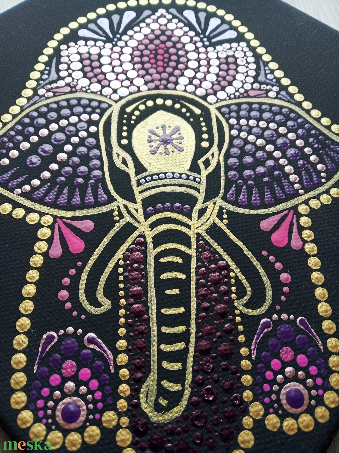 Pontozott mandala - Hamsa kéz - otthon & életmód - dekoráció - kép & falikép - vászonkép - Meska.hu Pontozott mandala - Hamsa kéz - otthon & életmód - dekoráció - kép & falikép - vászonkép - Meska.hu