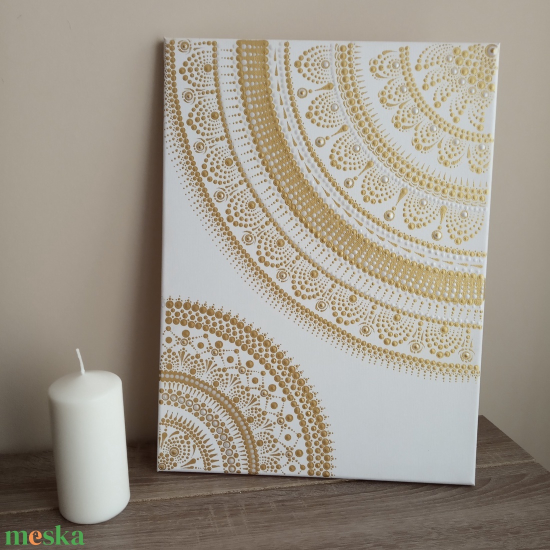 Pontozott mandala - Arany mandala - otthon & életmód - dekoráció - spiritualitás - mandala - Meska.hu Pontozott mandala - Arany mandala - otthon & életmód - dekoráció - spiritualitás - mandala - Meska.hu
