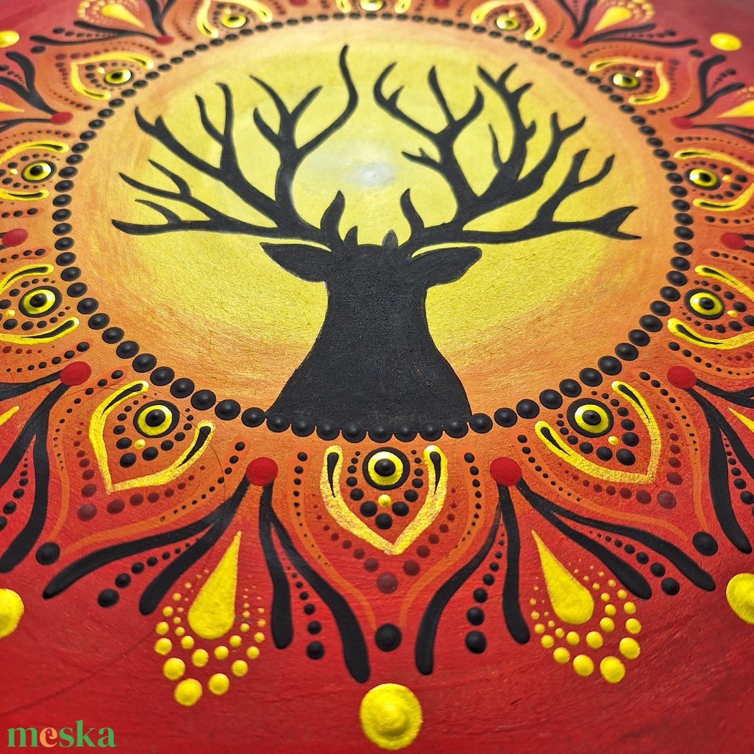 Pontozott mandala - Szarvas - otthon & életmód - dekoráció - spiritualitás - mandala - Meska.hu Pontozott mandala - Szarvas - otthon & életmód - dekoráció - spiritualitás - mandala - Meska.hu
