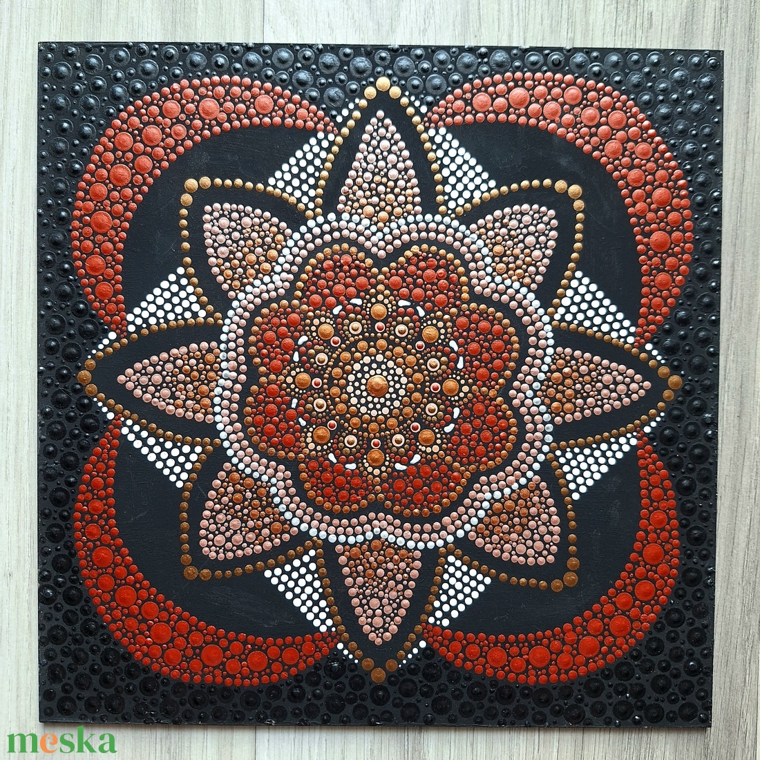 Pontozott mandala - Bordó, fehér - otthon & életmód - dekoráció - spiritualitás - mandala - Meska.hu Pontozott mandala - Bordó, fehér - otthon & életmód - dekoráció - spiritualitás - mandala - Meska.hu