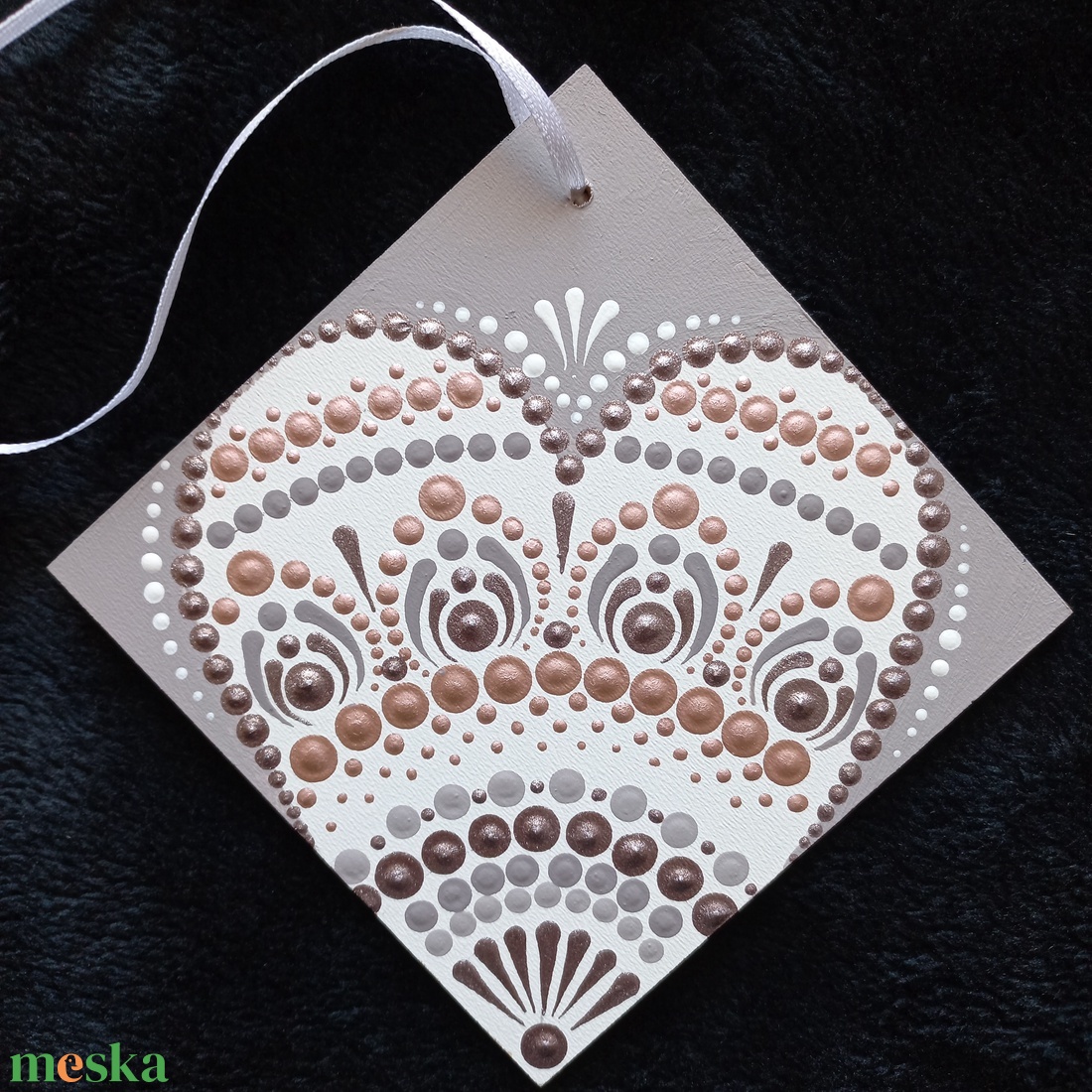 Pontozott mandala- Szív akasztós1 - otthon & életmód - dekoráció - spiritualitás - mandala - Meska.hu Pontozott mandala- Szív akasztós1 - otthon & életmód - dekoráció - spiritualitás - mandala - Meska.hu