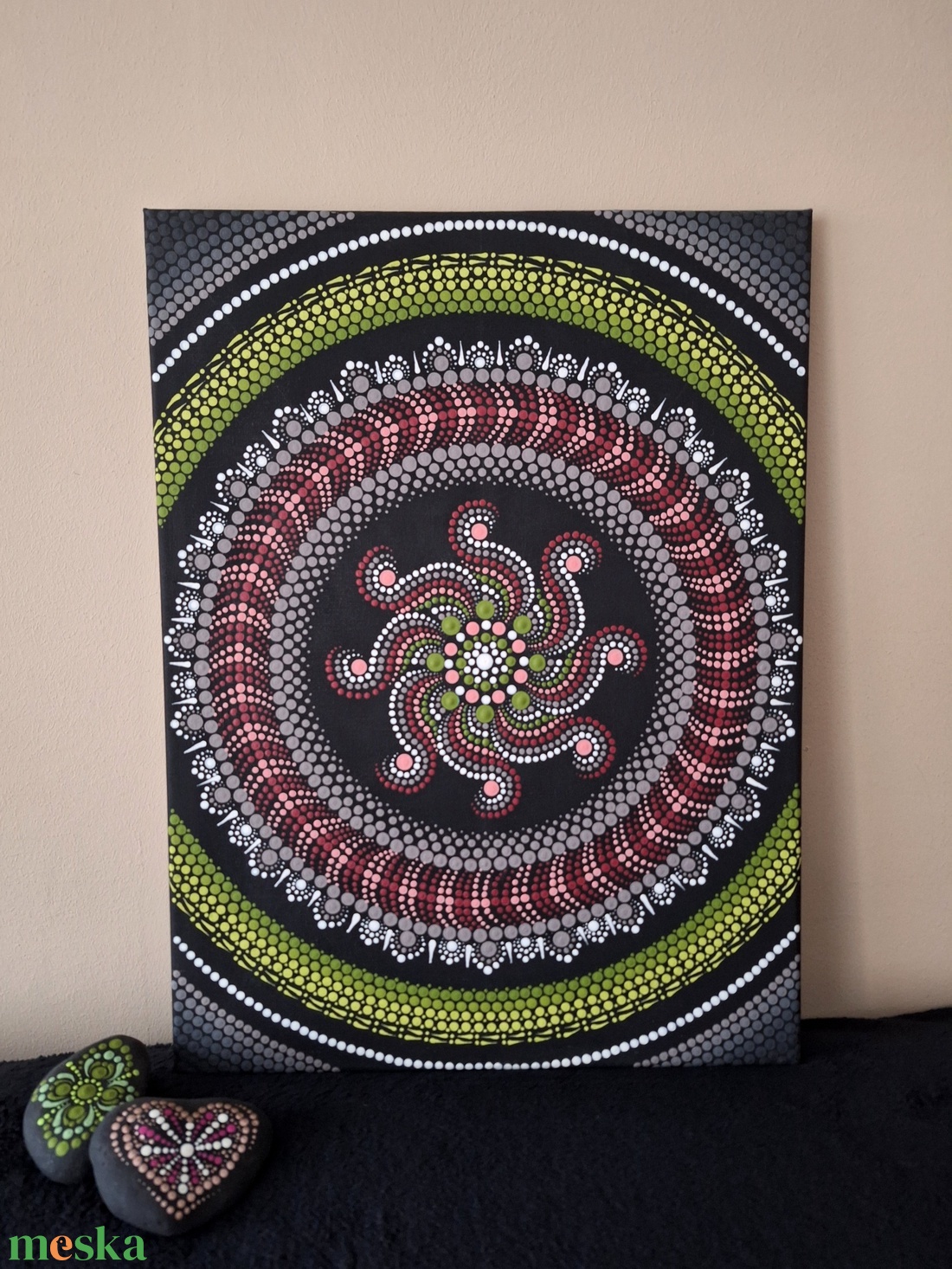 Pontozott mandala - Forgó - otthon & lakás - dekoráció - spiritualitás - mandala - Meska.hu