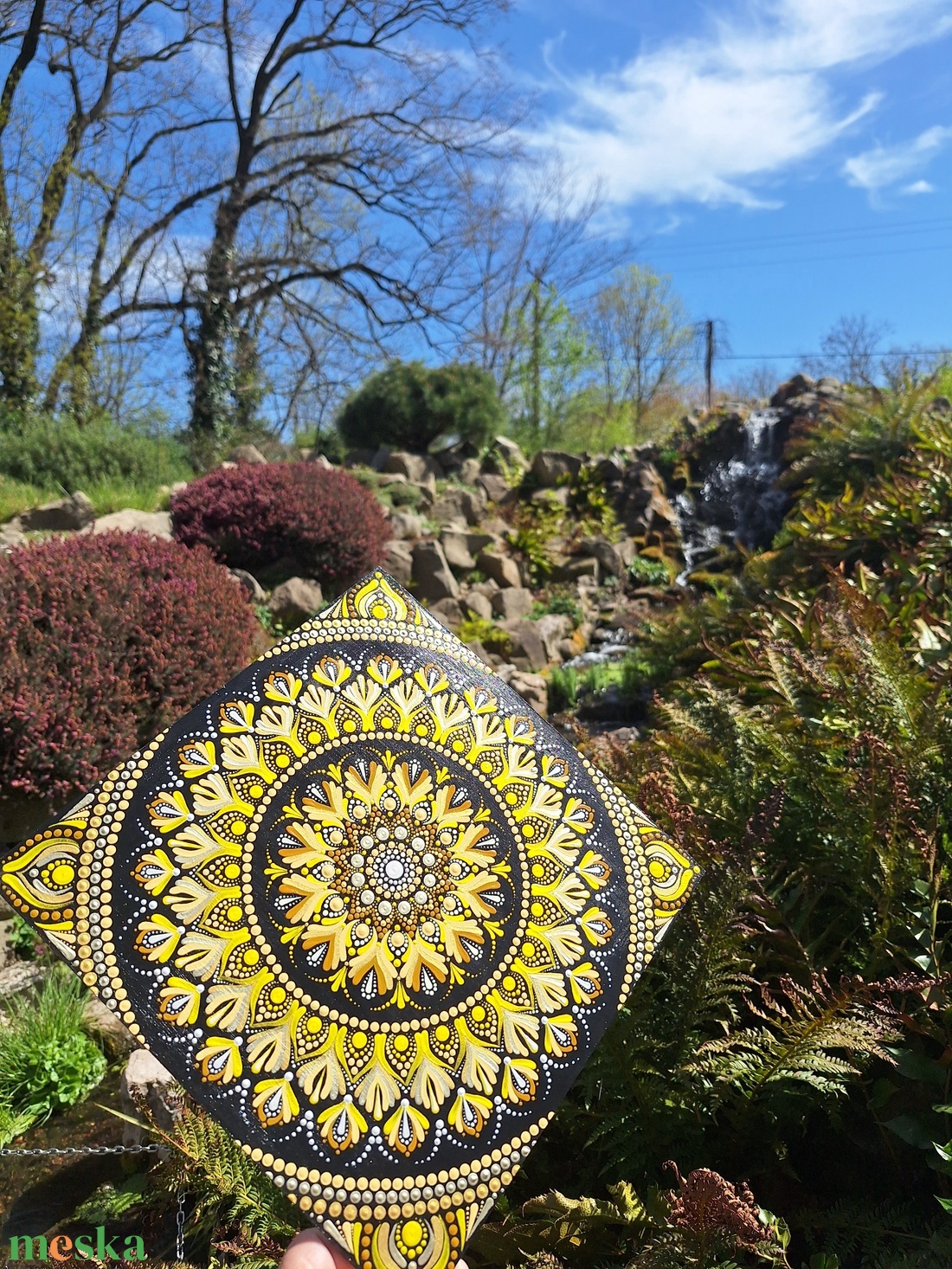 Pontozott mandala - Sárga, Napfonatcsakra mandala - otthon & életmód - dekoráció - spiritualitás - mandala - Meska.hu Pontozott mandala - Sárga, Napfonatcsakra mandala - otthon & életmód - dekoráció - spiritualitás - mandala - Meska.hu