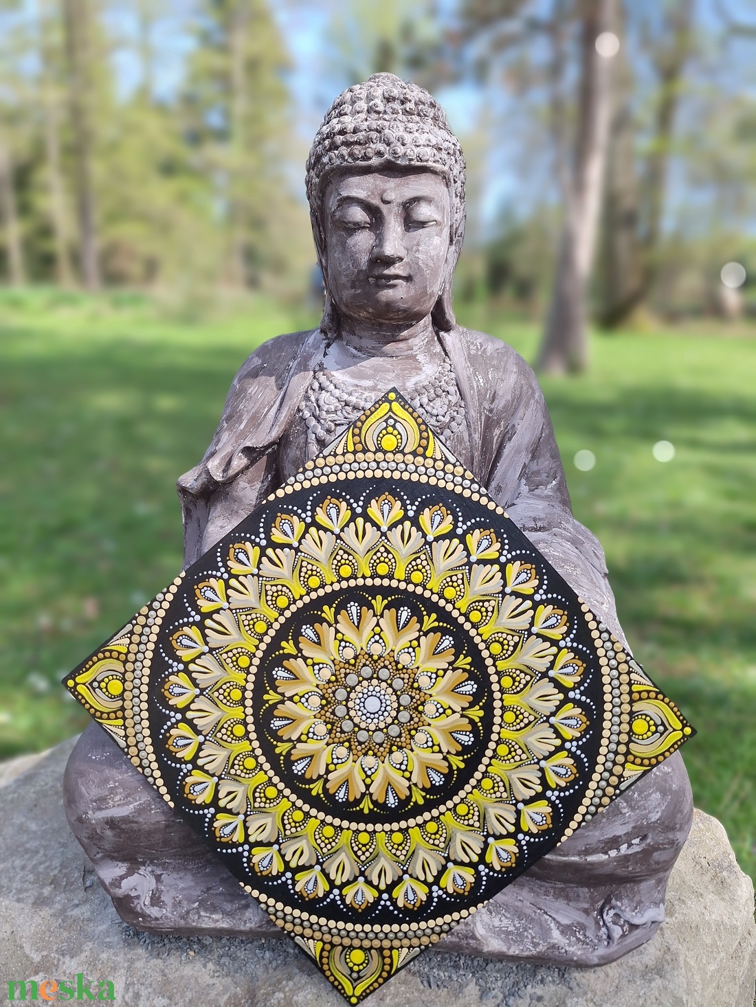 Pontozott mandala - Sárga, Napfonatcsakra mandala - otthon & életmód - dekoráció - spiritualitás - mandala - Meska.hu Pontozott mandala - Sárga, Napfonatcsakra mandala - otthon & életmód - dekoráció - spiritualitás - mandala - Meska.hu